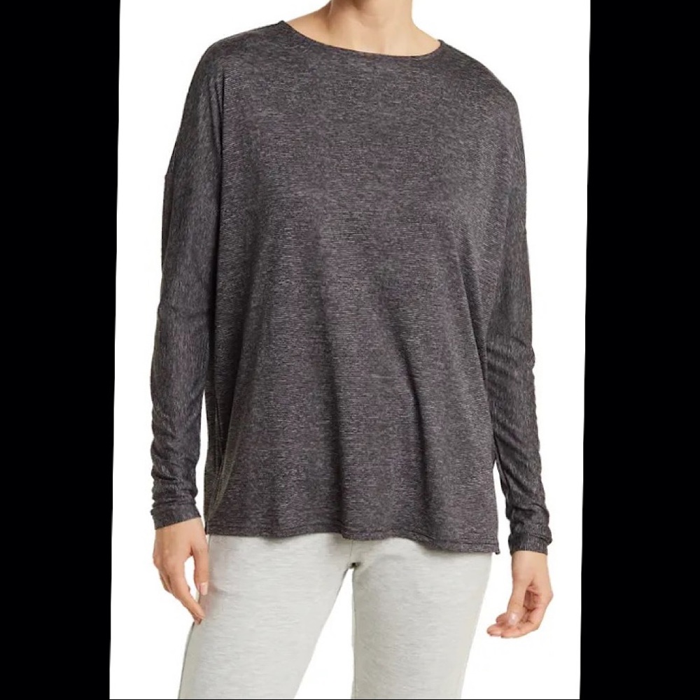 🌵 Zella grey maternity long sleeve shirt